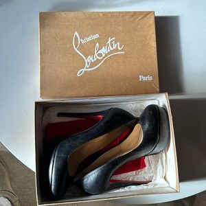 Christian Louboutin black bianca pumps